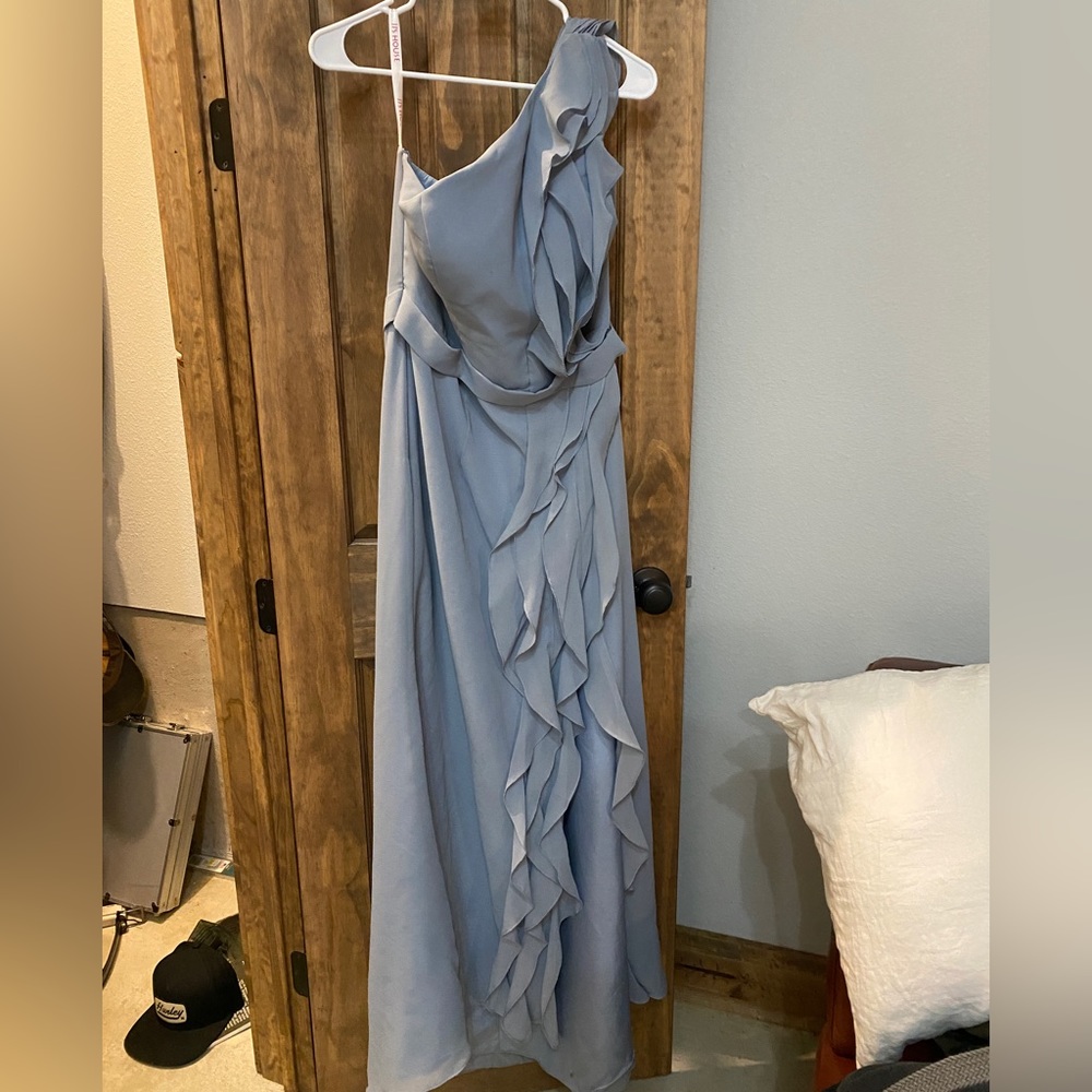 Dusty Blue Bridesmaid Dress